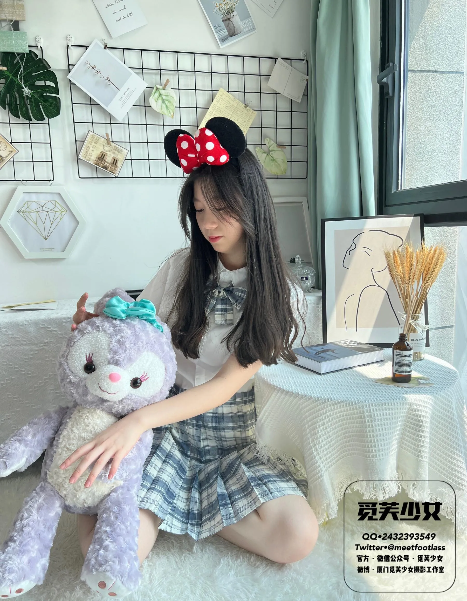 [觅芙少女]NO.003 风中摇曳的JK制服与18岁的青春一起绽放 [151P]插图4